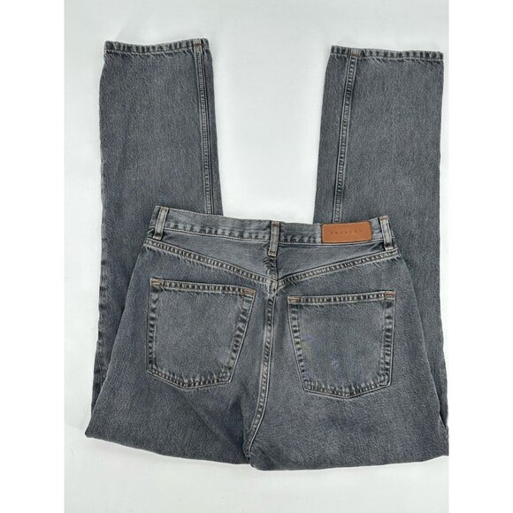 Topshop Editor Gray Denim Women's Jeans Button Fly W20 L29 - Picture 7 of 12